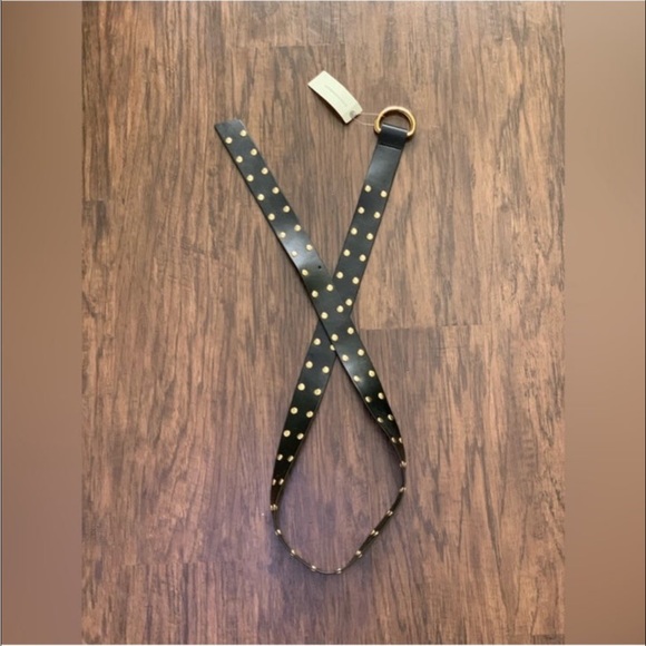 Anthropology faux leather studded belt main image 5